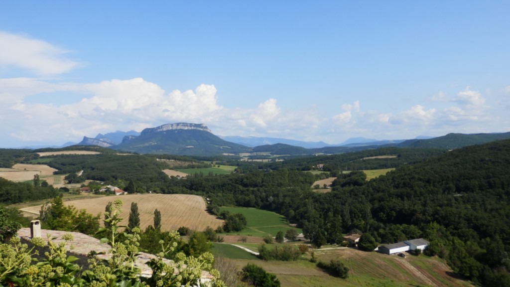 Vue sur le synclianl depuis Autichamp