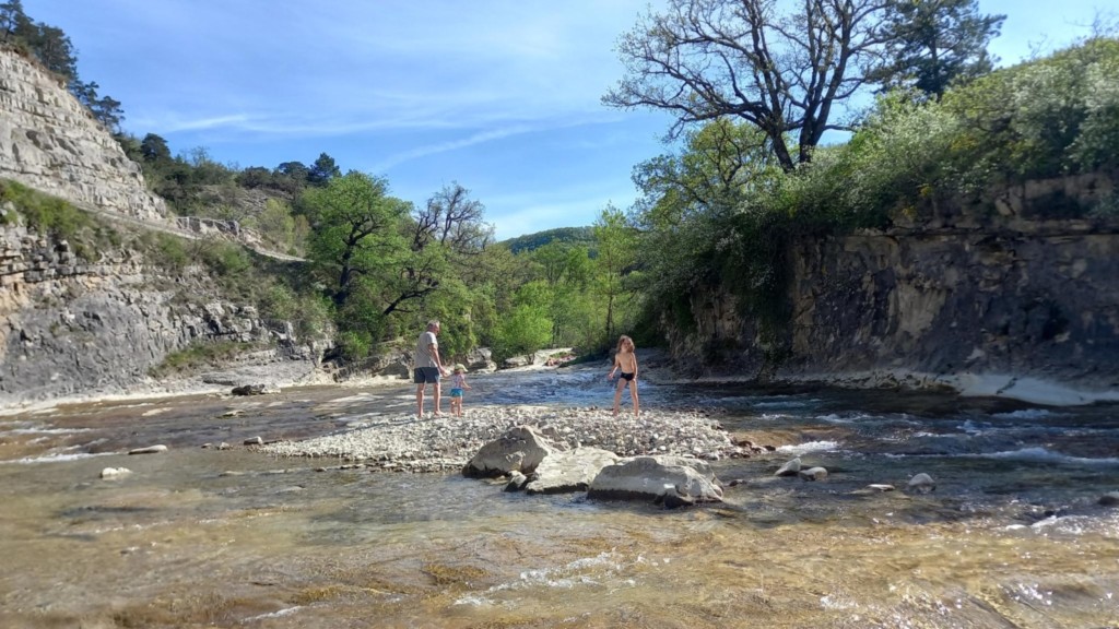 Baignade au Roubion
