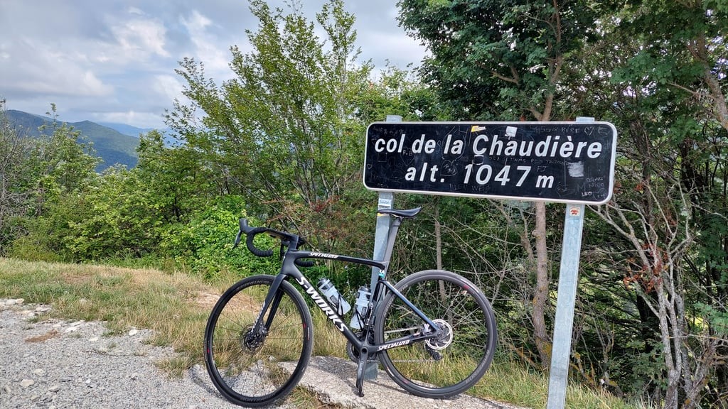Col de La Chaudière à vélo