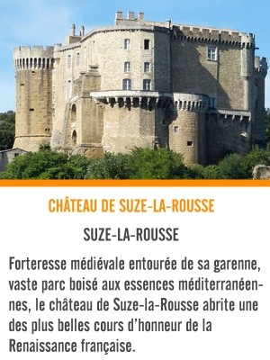Château de Suze-la-Rousse drôme provençale