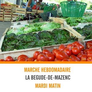 Marché La Begude de Mazenc  drôme provençale