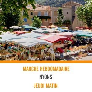 Marché de Nyons Drôme provençale