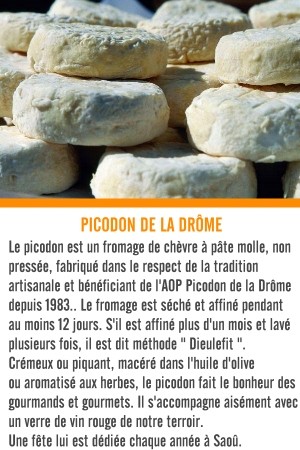 picodon de la Drôme, drôme provençale