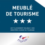 Logo Meublé de Tourisme 3 étoiles