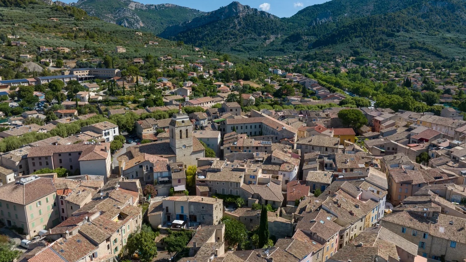 Buis-les-Baronnies Buis-les-Baronnies vue du ciel